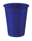 Disposable Cups 200cc, Blue
