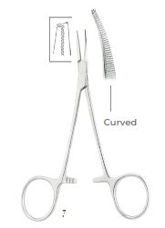 Halstead-Mosquito  Elastic Forceps Curved Fig. 2 ( 12 cm)