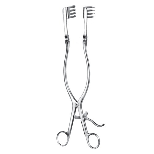 Beckmann Adson Self Retaining Retractor, Sharp, 27x27mm, 31cm