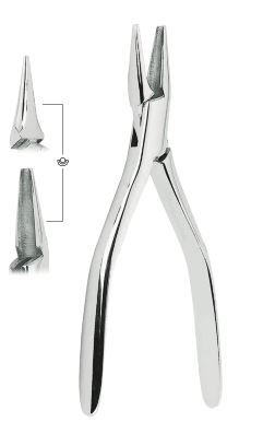 Mc Kellops Round, Concave Heavy Wire Plier up to 0.8mm