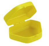Plastic Box for Removable Retainers (Pack of 10), Yellow