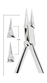 Double Rounded Jaw Wire Bending Plier up to 0.7mm