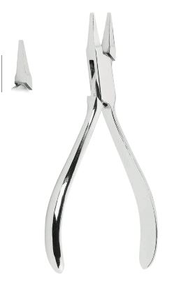 Flat Nose Bending Pliers with Smooth Beaks up to 0.7mm