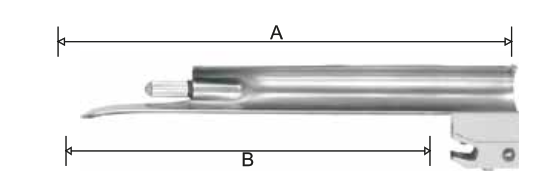 Conventional Guedel Negus Blade Gn 0, 80 x 57mm (2.5V Xenon)