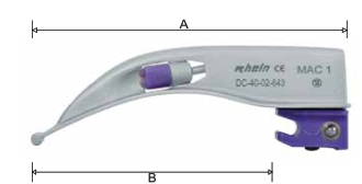 Conventional Macintosh Blade (Single Use) Mac 5, 174 x 151mm