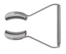 Barraquer-Oosterhuis Eye Speculum Adjustable, Solid Blades