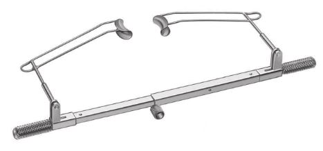 Schott Eye Speculum Solid Blades, for infants, 17 g