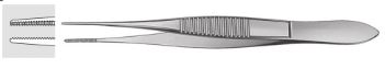 Dressing Forceps serrated 1.0 mm