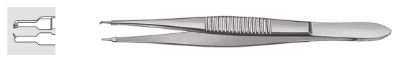 Walser Suturing Forceps Straight with Tying platform 0.5 mm