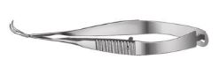 Capsulotomy Scissors 13 mm Blade Tip strongly Curved, 8 cm