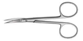 Eye Scissors Curved, delicate 10.5 cm