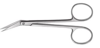 Eye Scissors bent, pointed-pointed 11.5 cm