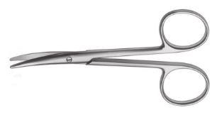Strabismus Scissors Curved, long Blade 10.5 cm
