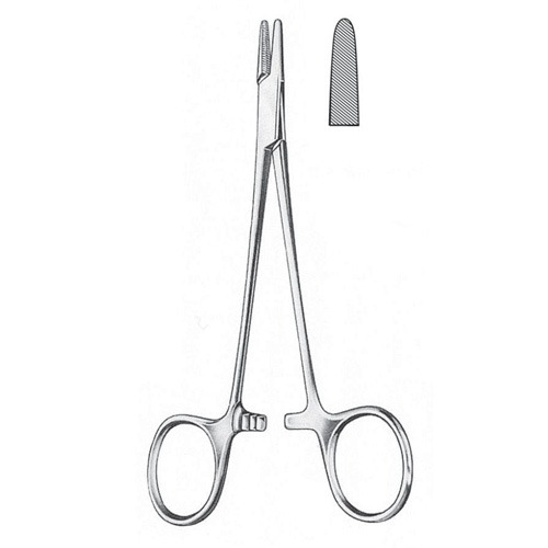 Brown Baumgartner Needle Holder, 13cm