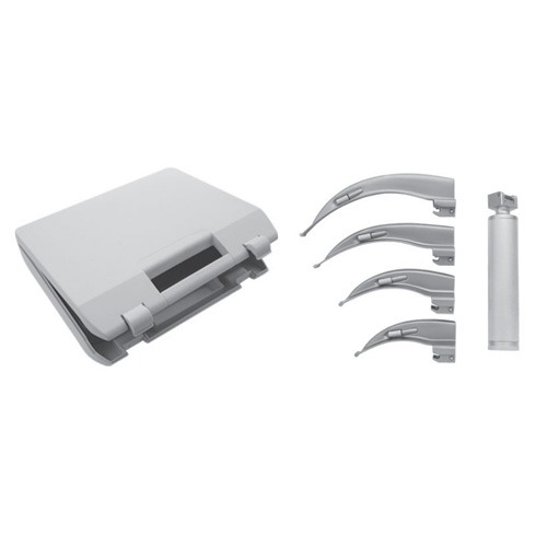 Macintosh Conventional Laryngoscopes Set with 3 Blades