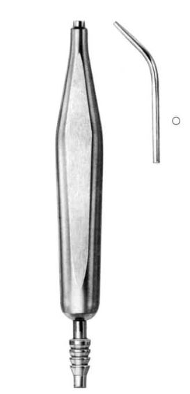 Coupland Suction Tube, 17cm, 2.5mm