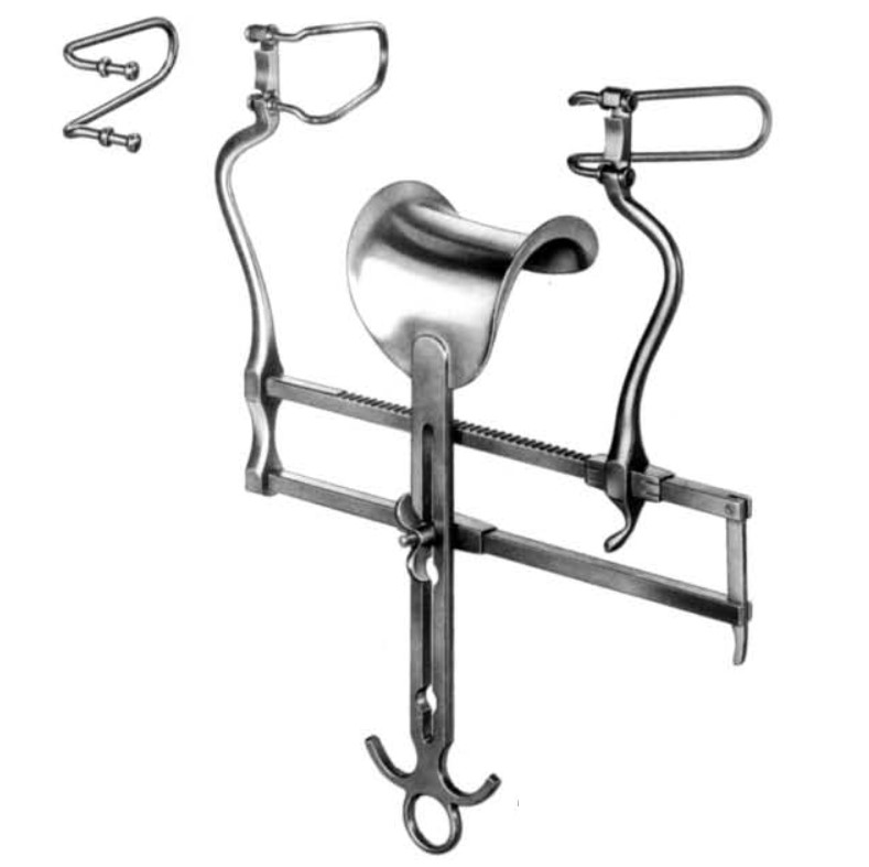 Balfour US Type Abdominal Retractor, Blade pair 8cm