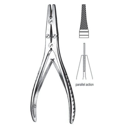 Flat Nose Pliers, 18cm