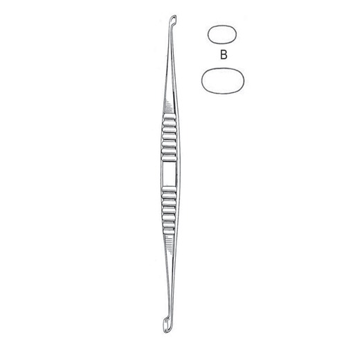 Volkmann Bone Curettes, 21.5cm, Fig. B