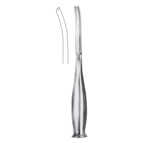 Smith-Petersen Bone Gouges, Curved, 20cm, 6mm