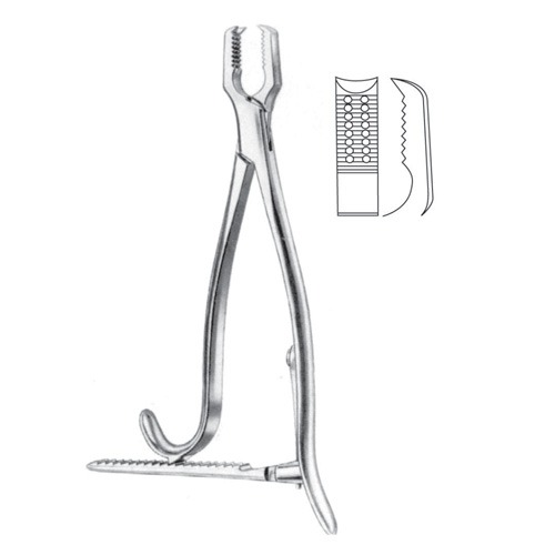 Kern Bone Holding Forceps, 17cm