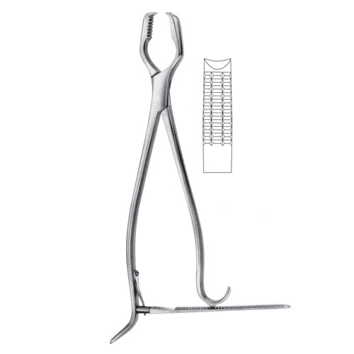 Lane Bone Holding Forceps, 45cm