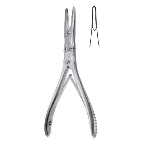 Ruskin-Mini Bone Rongeur Forceps, 15cm, 2mm