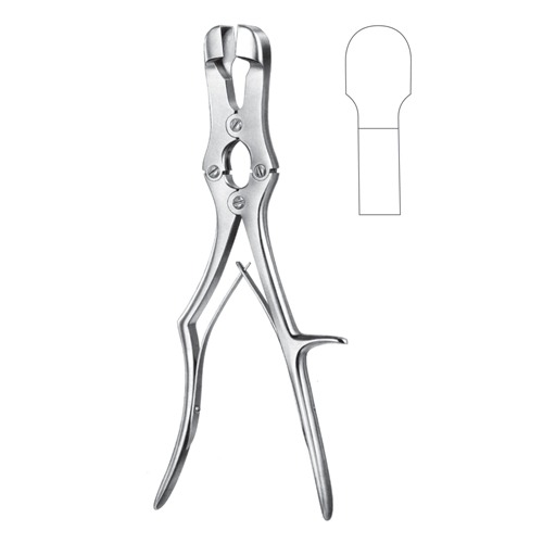 Sauerbruch Bone Rongeur Forceps, 30cm