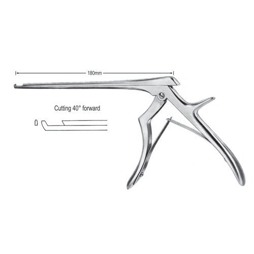 Ferris-Smith-Kerrison Intervertebral Dics Rougeurs 1mm, 180mm Cutting 40 Forward