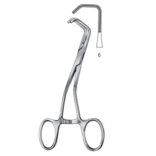 Atrauma And Pediatric Clamps, 13.5cm, Fig. 6