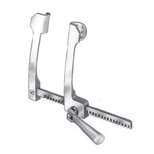 Cooley Rib Spreaders, S/S, (A=15mm, B=20mm, C=100mm) Infant, Stemal Spreader
