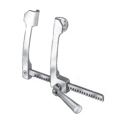 Cooley Rib Spreaders, Alu, (A=15mm, B=20mm, C=100mm) Infant, Stemal Spreader