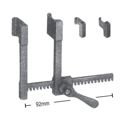 Struck Rib Spreaders (For Infant), Stainless Steel Blades Only, 10x10mm