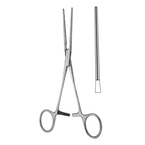 Cooley Atrauma Cardiovascular Forceps, Straight, 17.0cm