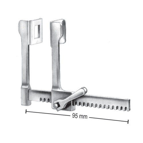 Finochietto-Baby Rib Spreaders, S/S, (A=18mm, B=20mm, C=75mm)