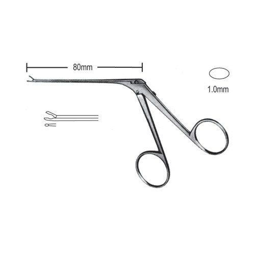 Micro Cup-Shaped-Forceps,4.0x0.9mm Straight