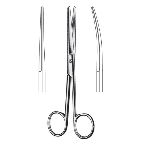 Grazil Operating Scissors, B/B, Cvd, 13cm