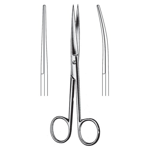 Grazil Operating Scissors, S/S, Cvd, 13cm