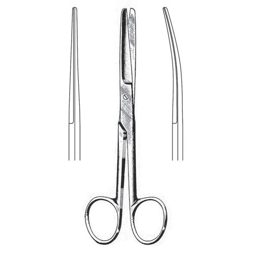 Deaver Operating Scissors, B/B, Str, 14cm