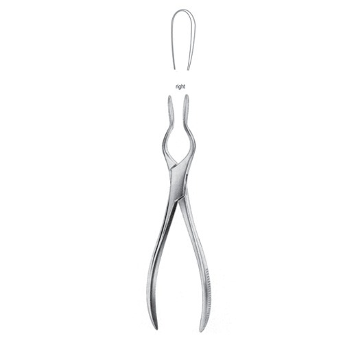 Cottle Walsham Rhiniplastic Forceps, Right, 23cm