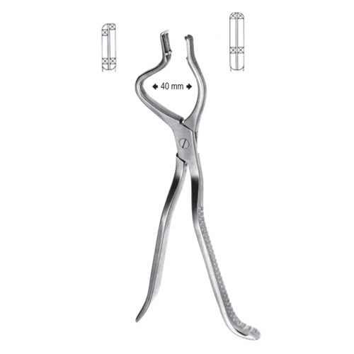 Original Tessier (Right, Children) Disimpaction Forceps, 22.0cm