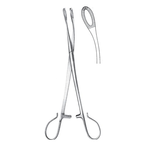 Blohmke Tonsil Haemostatic And Abscess Holding Forceps, 20cm