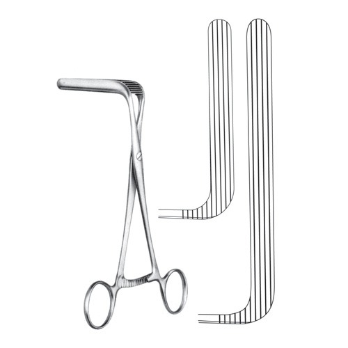 Mikulicz Intestinal And Appendix Clamps Forceps, 12cm
