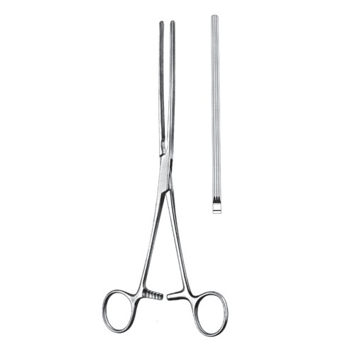 Kocher-Atrauma Intestinal And Stomach Clamps, Straight, 28cm