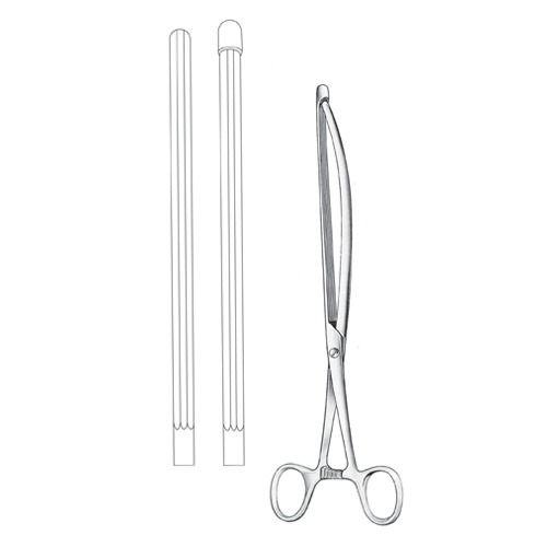 Nussbaum Atrauma Sigmoid Anastomosis Forceps, Straight, 25cm