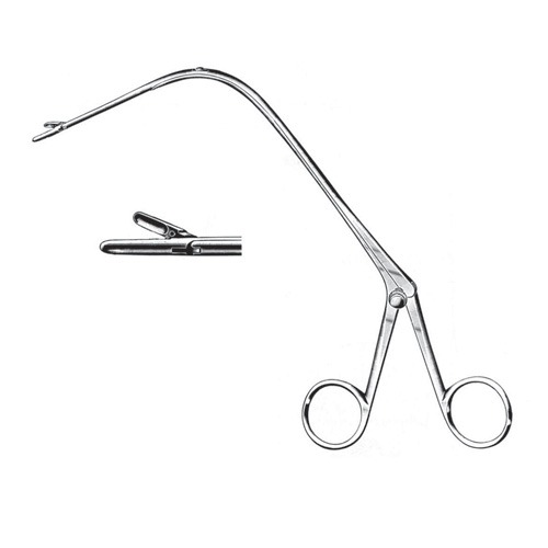 Jurasz Laryngeal Polypus Forceps, 23cm