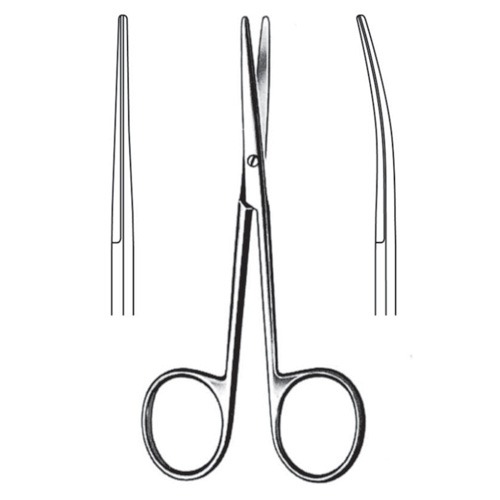 Lexer-Baby Dissecting Scissors, Str, 10cm