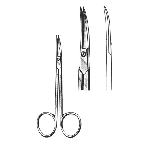 Cuticle Scissors, Curved,10.5cm