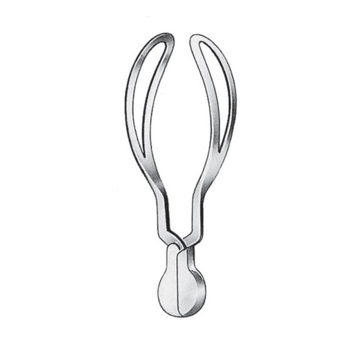 Simpson Obstetrical Forceps, Curved, 23.5cm