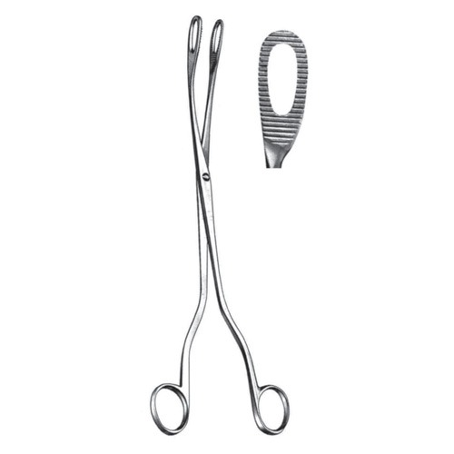 Placenta Forceps, 25cm, 12 mm